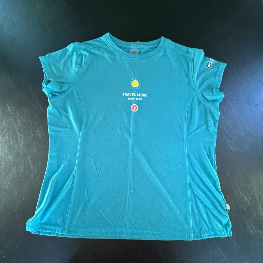 REI Turquoise Travel Graphic Tee